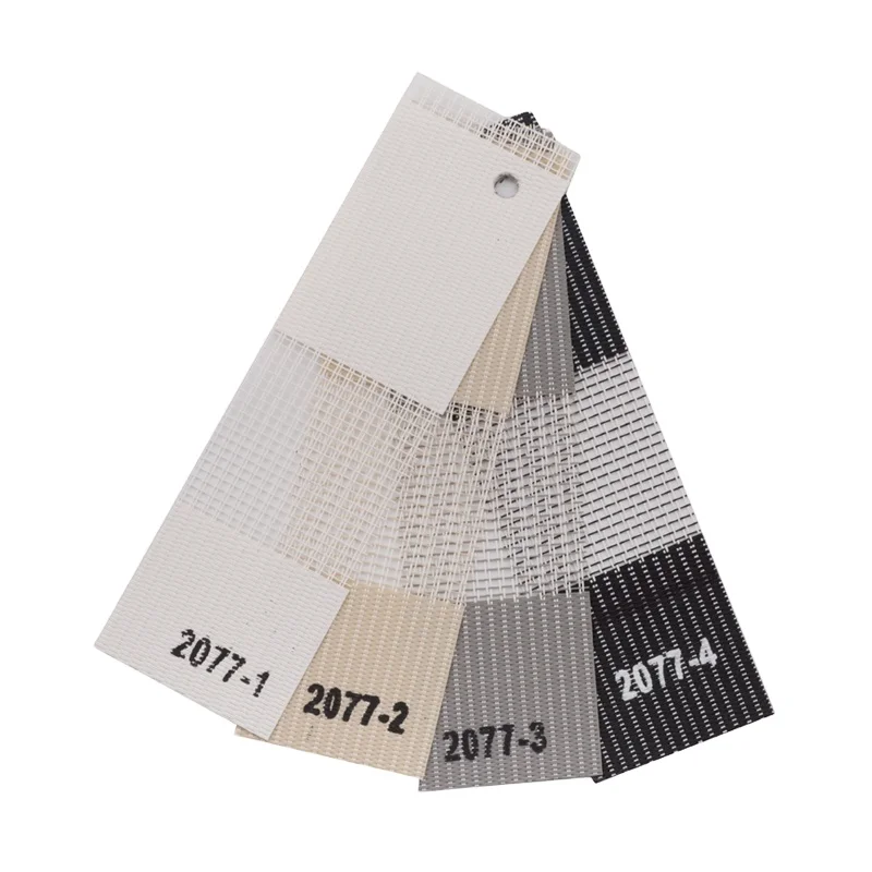 Hometextile 2077 Polyester + PVC Zebra Pattern Sunscreen Roller Blinds Flame Retardant Waterproof Blackout Curtain Fabric