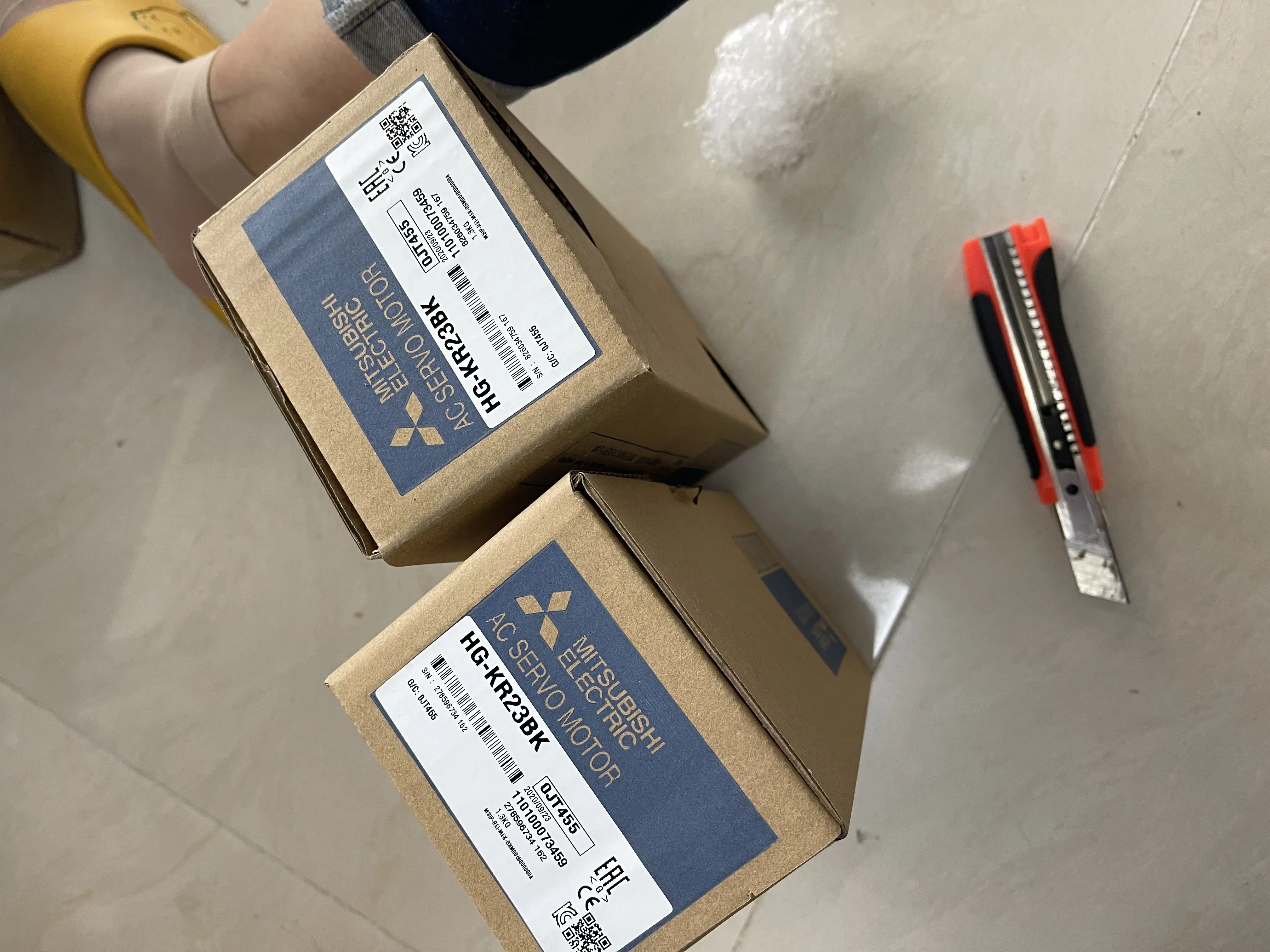 MITSUBISHI AC Servo Motor HG-KR23BK MITSUBISHI AC Servo Motor HG-KR23BK