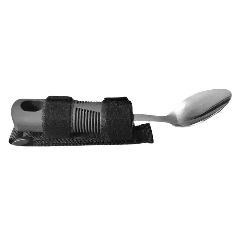 Hemiplegia Stroke Rehabilitation Cutlery Spoon Fork Knife Set Assisted Feeding Cutlery Disabled Person Finger Defect Plastic