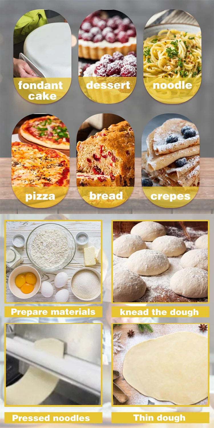 Hot Sale Dough Roller Sheeter Kneading Machine Pizza Dough Roller