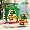 K462 Árbol de Navidad con forma de casa dulce y estrella de los deseos