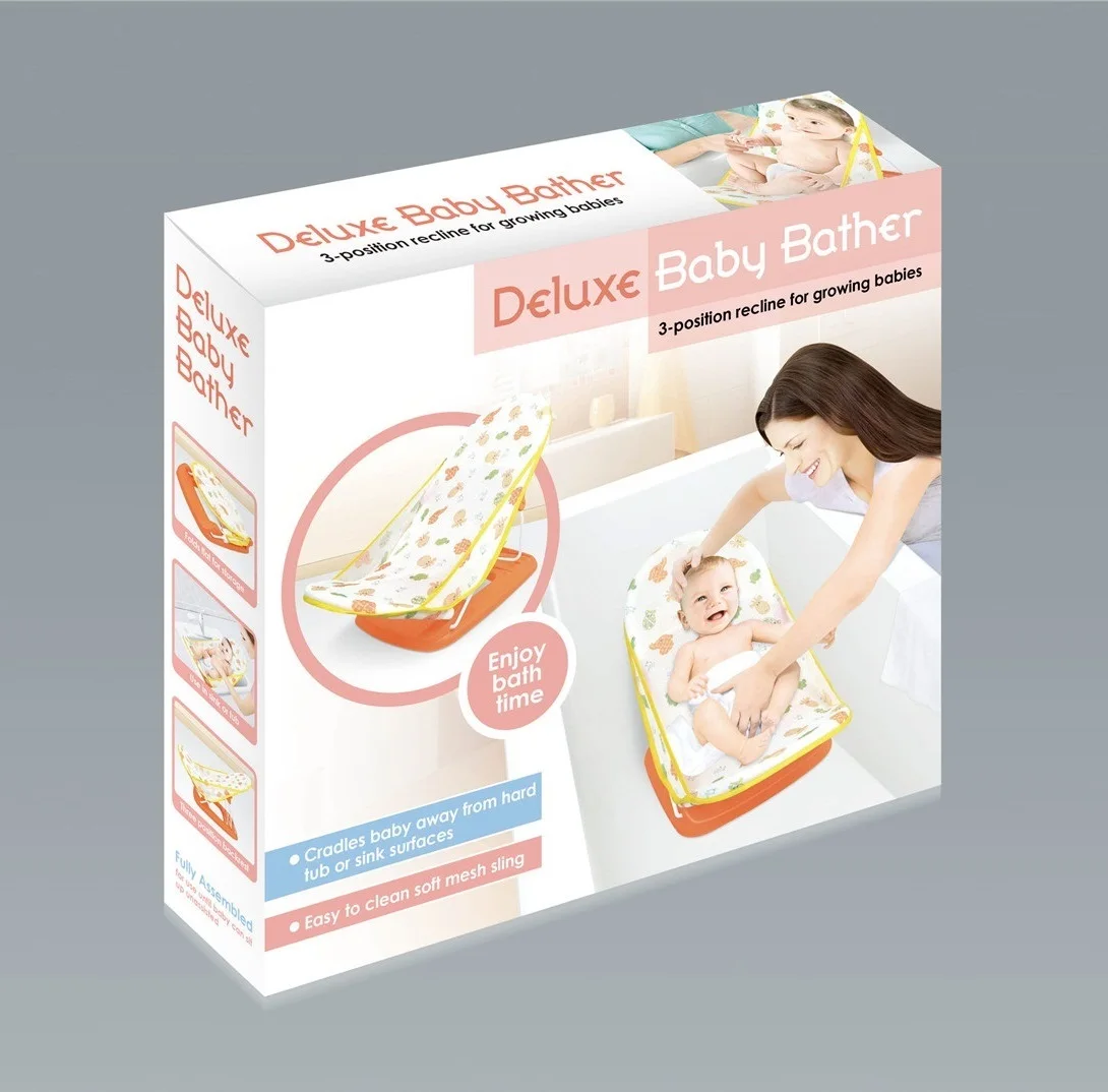 Compact Baby Bather For 2024 New Infant Baby Bather With Plastic Stand