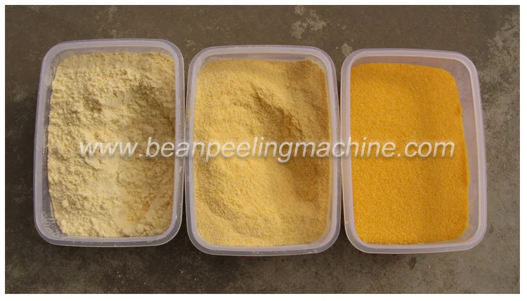 Small Scale Maize Milling Machine Corn Peeling and Grinding Machine