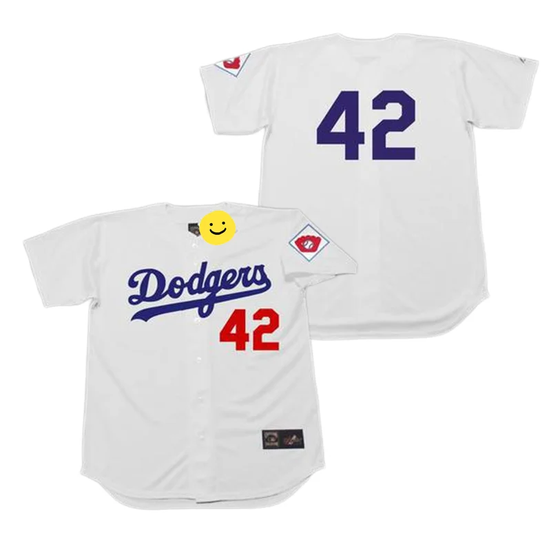 Wholesale Men Brooklyn 36 DON NEWCOMBE 39 ROY CAMPANELLA 42 JACKIE ROBINSON  45 PODRES 53 DON DRYSDALE Throwback baseball jersey Stitched From  m.