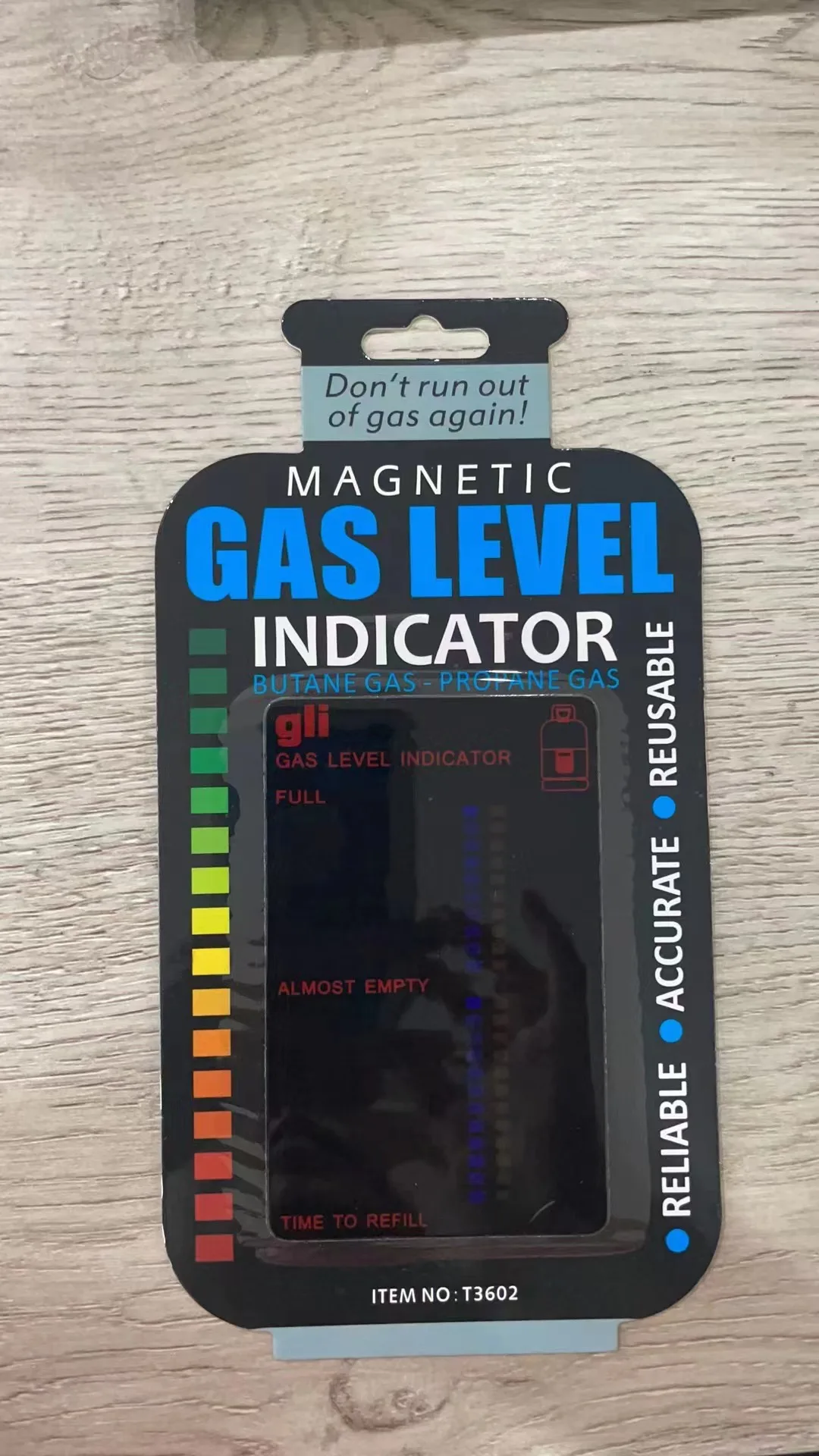 Gli Magnetic Tank Propane Fuel Gauge Temperature Measuring Gas Level ...