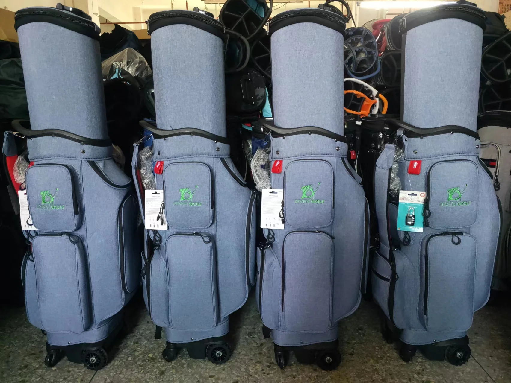 New Pu Leather Golf Handbag Portable Mini Golf Bag Custom Golf