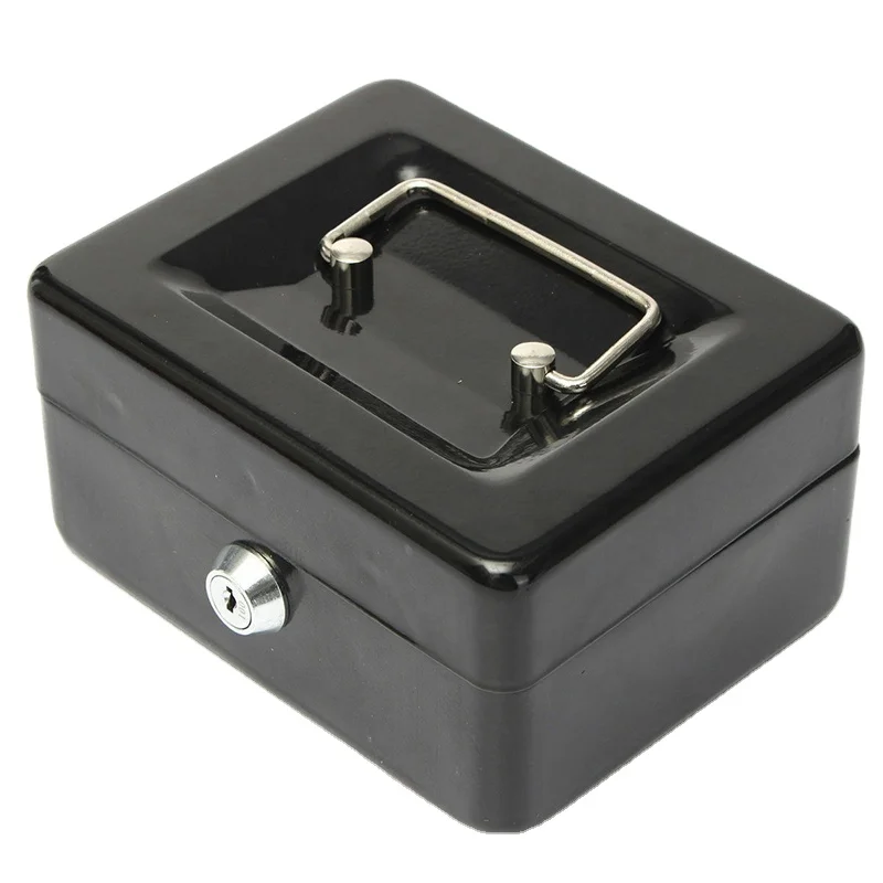 CEQSAFE High Quality Empty Used Coin Box Money Saving Box Cash Box Safe for Money