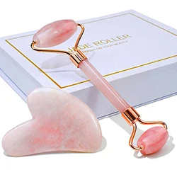 Amazon Hot Sell Facial Jade Roller Massager Set