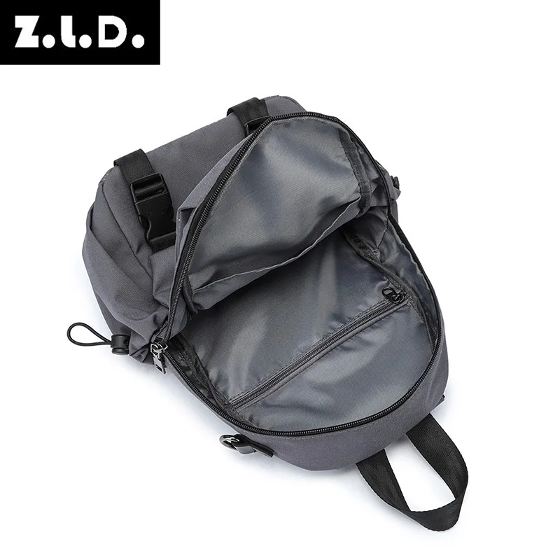 2025 New Men's Vintage Waterproof Durable Polyester Chest Crossbody Anti-theft Large Capacity Street Trendy Bag 8inch