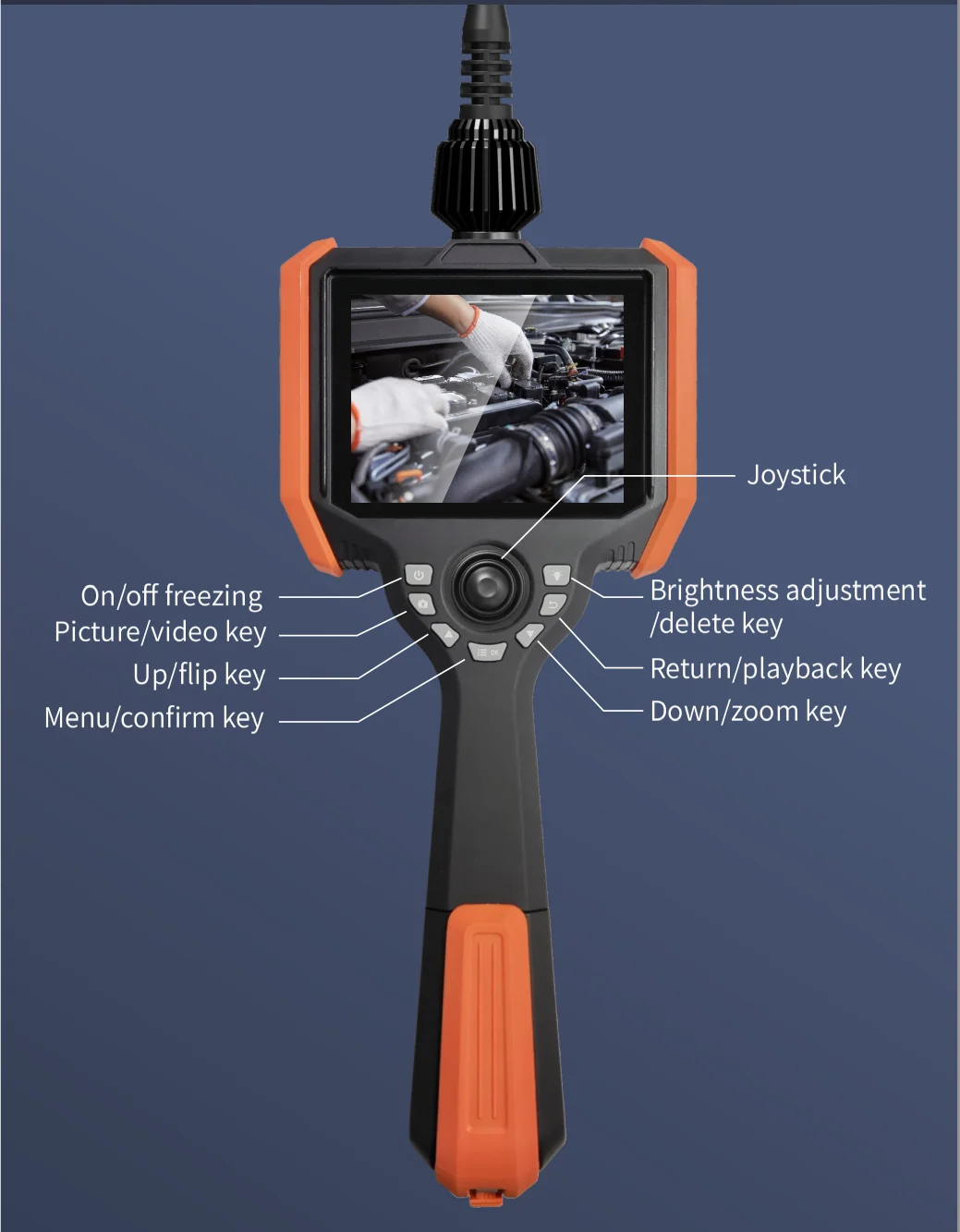 Industrial Endoscope Hd Infrared Video Digital Endoscope Search And