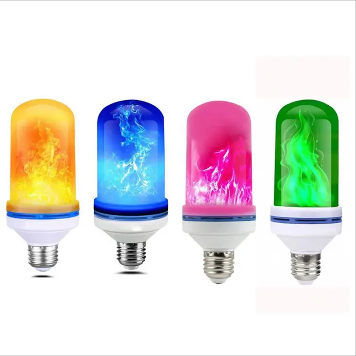 LED Flame Effect Light Bulb E27 USA Base 3w Simulated Nature Fire Flicker Lamp LED Flame Effect Light Bulb E27 USA Base 3w Simulated Nature Fire Flicker Lamp