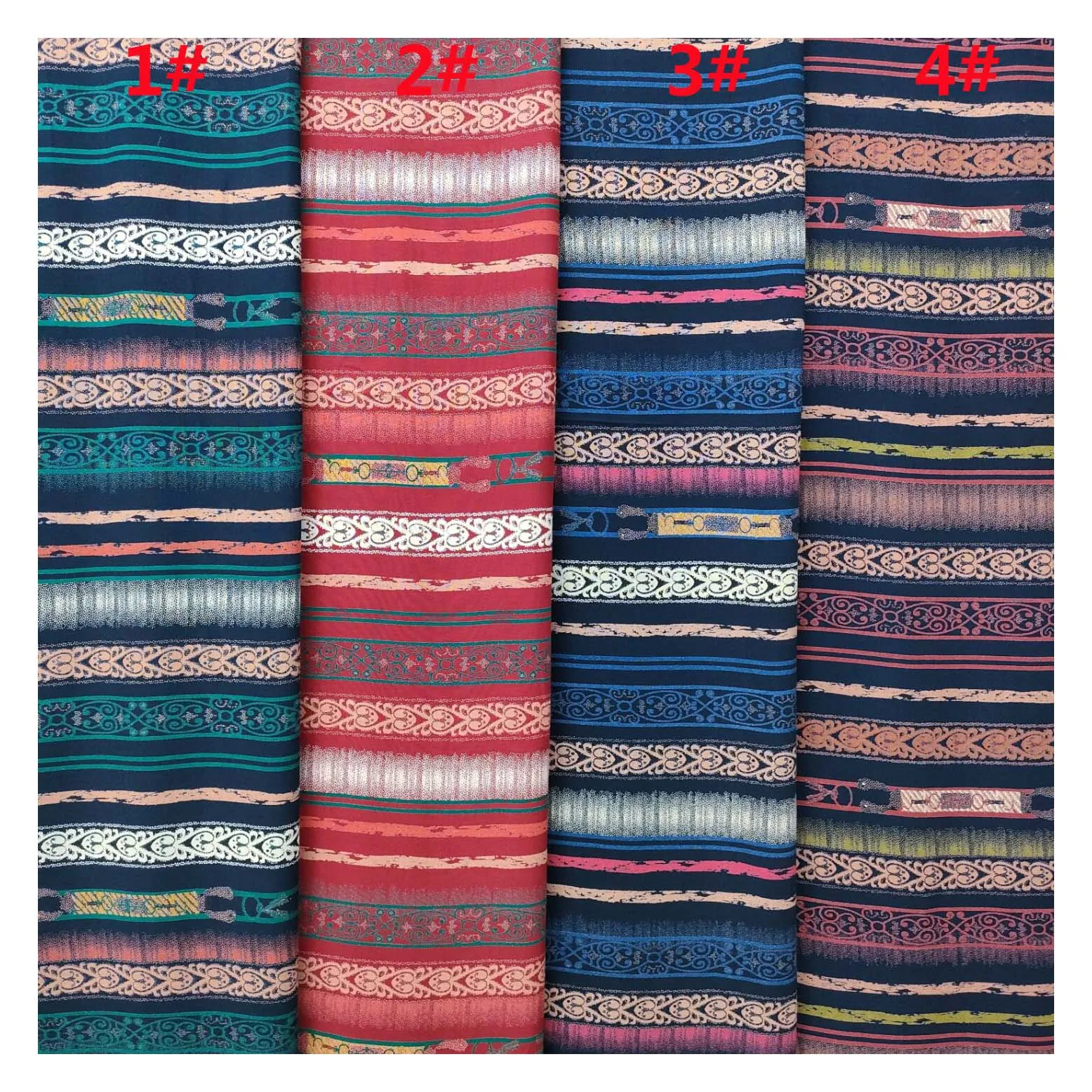 Высокое качество низкая цена 100% искусственный шелк печатная ткань Простой яркий цвет этнический текстиль тканая цветная футболка рубашка сырье