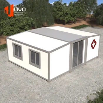 20ft 40ft Expandable Prefab Steel Container Hospital Mobile Medical Clinic Modular Emergency Field Unit for Remote Healthcare