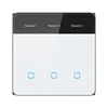 3gang LED Screen switch-White