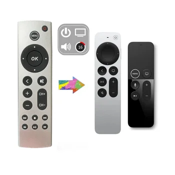 Universal Replacement Remote Fit for Apple TV Remote Control 4K/ HD A2169 A1842 A1625 Without Siri