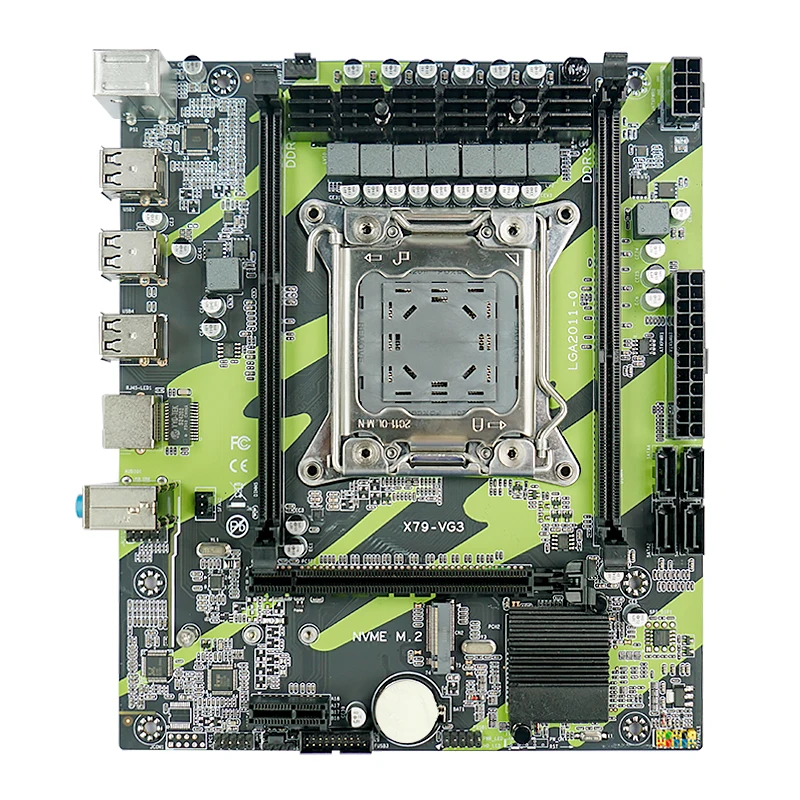X79 Computer Mother Board H61 Chipset Desktop Mainboard Dual Channel DDR3 Xeon LGA2011 M.2 M-ATX Pc Motherboard