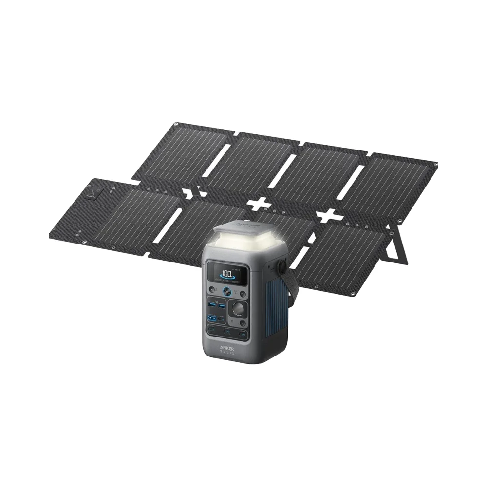 Anker SOLIX C300 - Portable 300W Solar Generator with 288wh Battery