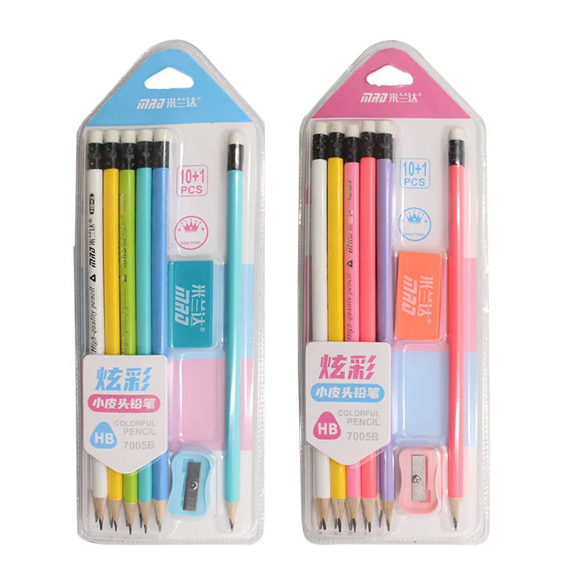 Professional Cute Custom Back to School Supplies Stationery List Pencil Cartoon Kit Gift Stationery Sets