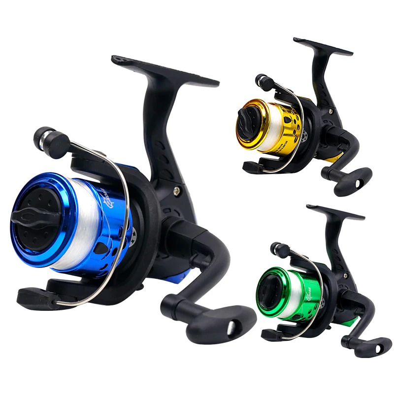 High Quality Mini Plastic Ice Reels 7 Colors Plating With Fishing