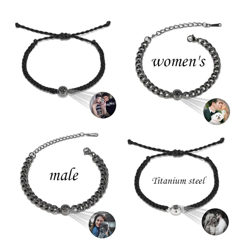 Duoying Oem Personalized Photo Bracelet Custom Projection Bracelets New