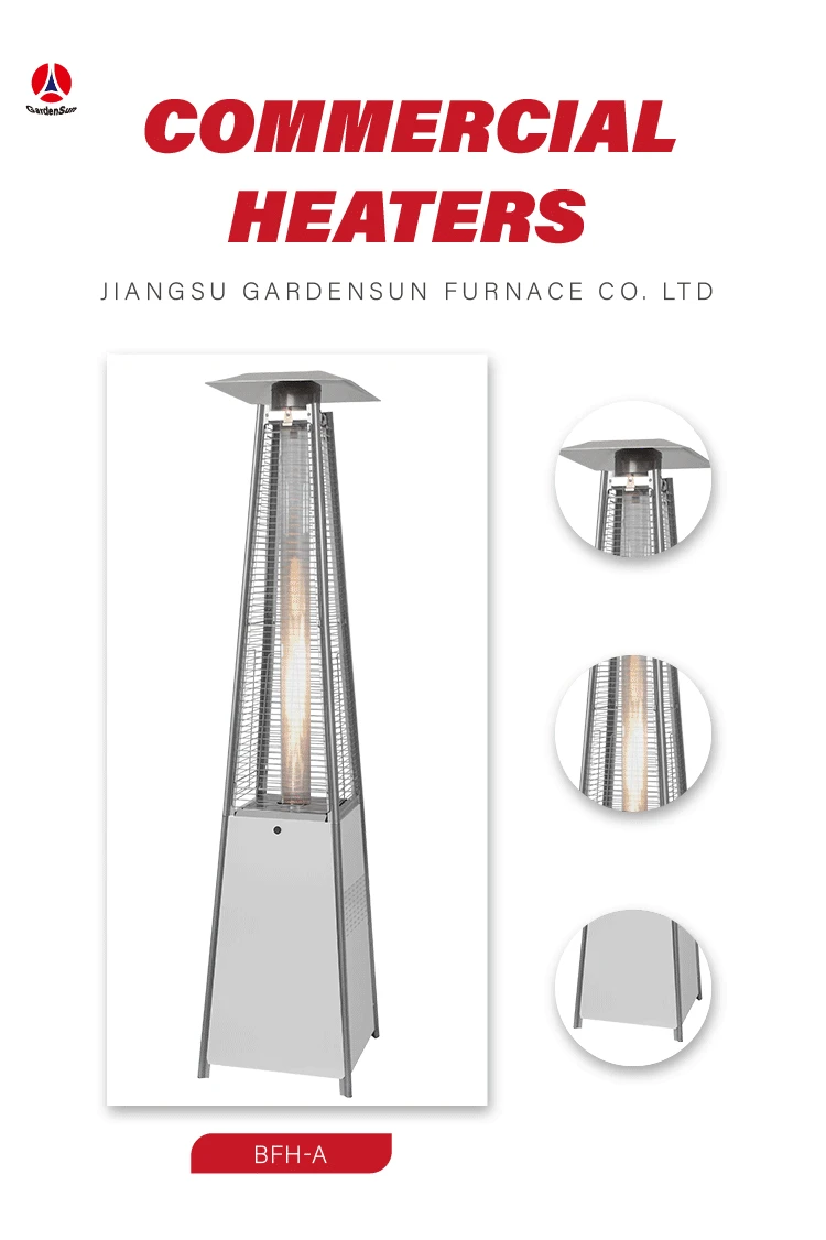 Patio Gas Heater, Stainless, Steel - detail 8
