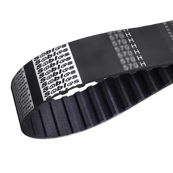 Sables 190H Synchronous Belts 38 Tooth 12.7mm Circular Arc Tooth Neoprene Rubber OEM Industrial Timing Belt Screw Conveyor Belts