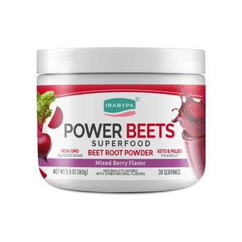 OEM factory production Beet Root Powder Fermented Vegetable Drink Mix Keto Non GMO Power Beets Mixed Berry Flavor