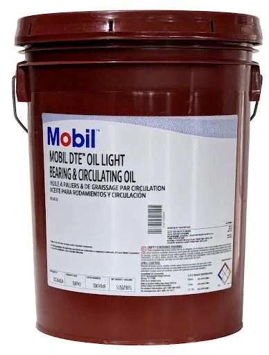 Genuine Mobil DTE Oil Light 18L Pail ISO VG 32 High Performance