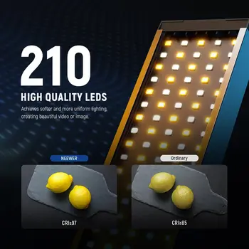 2 Pack Handheld Dimmable 3200K~5600K CRI97+ Video Lights with Stands NEEWER Upgraded LED Video Light Stick & 2.4G Remote Kit detail image