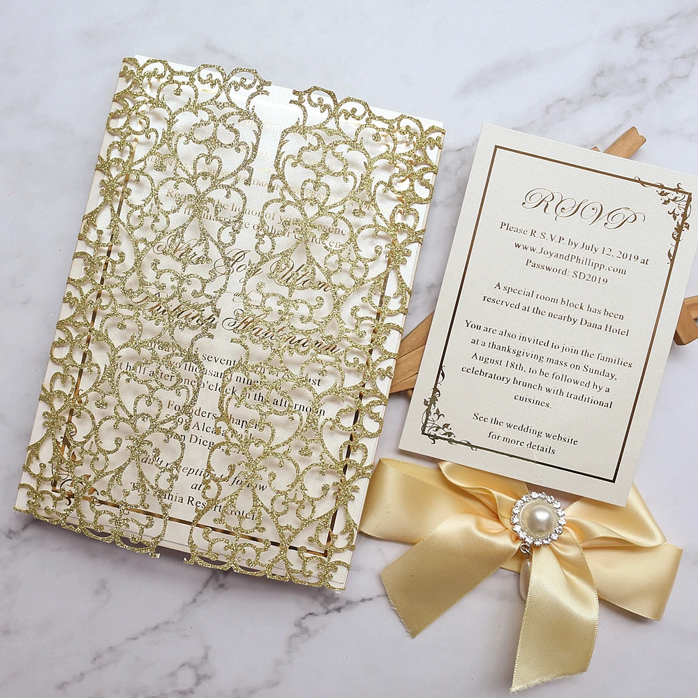 fancy wedding invitations design