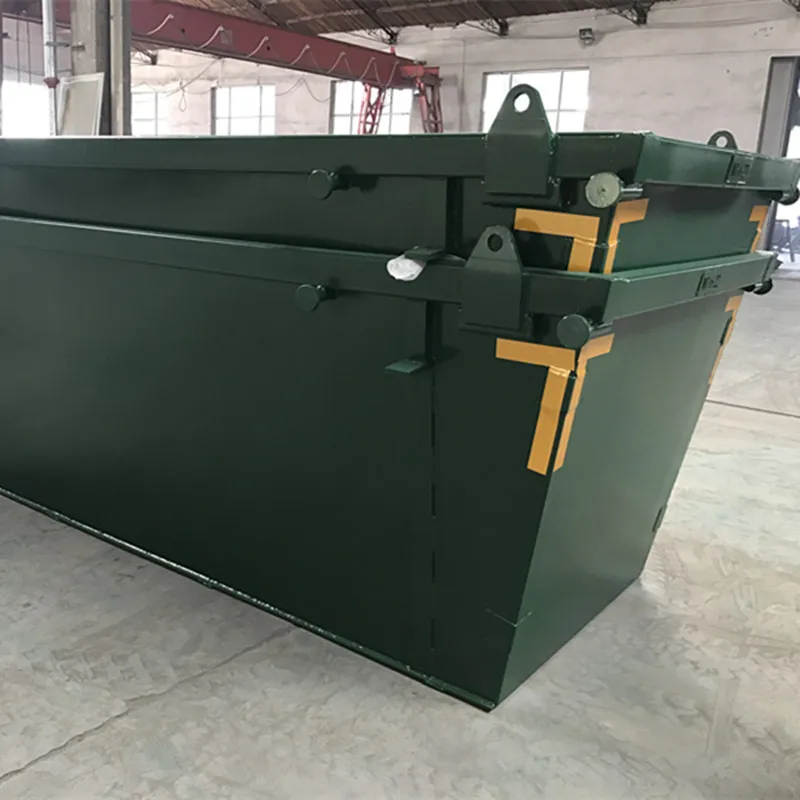 2 м Подгонянный напольный Штабелируемый стальной металлический бункеров-лом цепной подъемник контейнеров бункеров для
