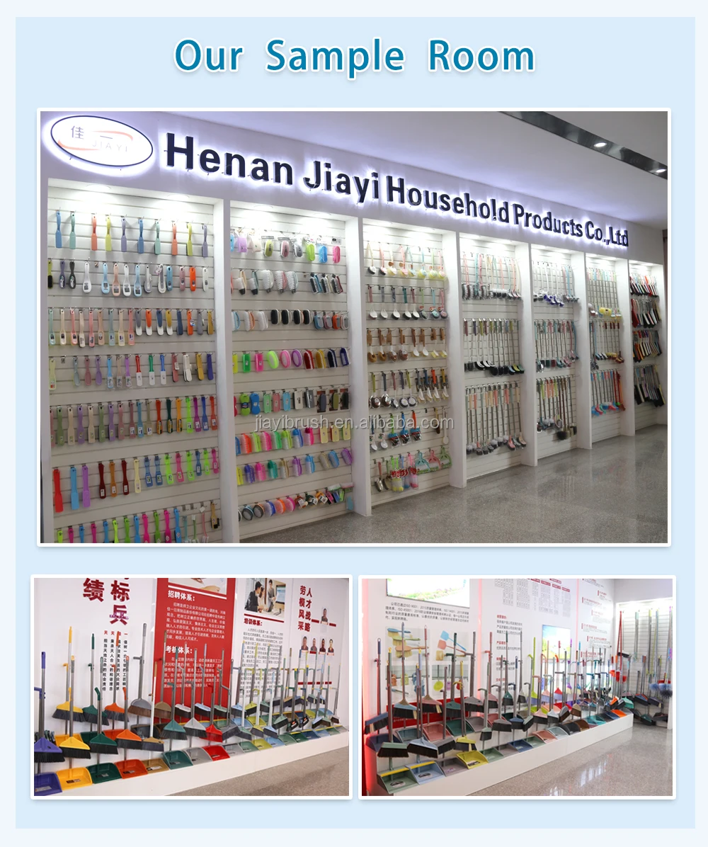 Outdoor Heavy Duty Concrete Push Broom Hard Bristle Commercial Floor Scrub Brush Swimming Pool