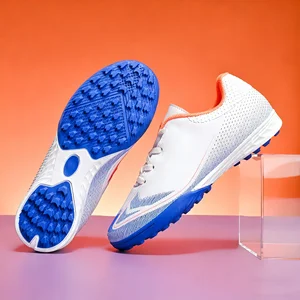 Custom Men Sport Shoes Football Professional Sneakers  Turf Superfly Original Futsal Ankle High Soccer Boots Cleats