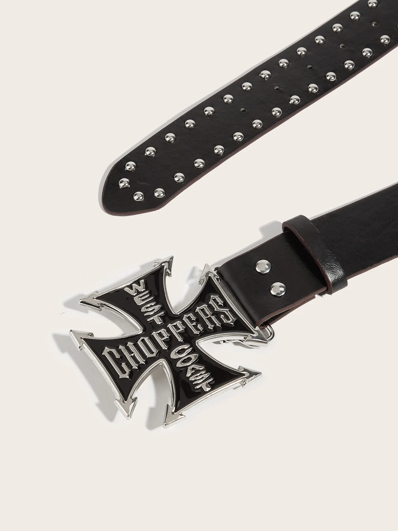 Vintage West Coast Choppers Letter Cross Shape Buckle Alloy