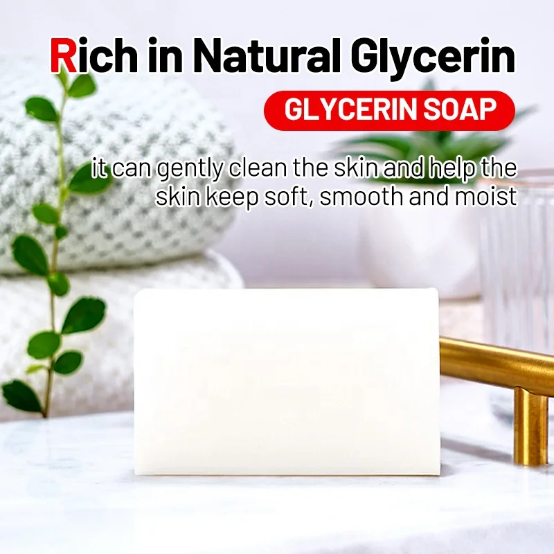 Disaar Natural Milk Honey Extract Moisturizing Clear Pore Bubble Dense Brighten Handmade Glycerin Soap for Face and Body
