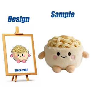 Shengye Professional Toy Factory Direct Custom Creative Food Company Marketing Advertising Gift Soft Instant Noodles Plush Toy