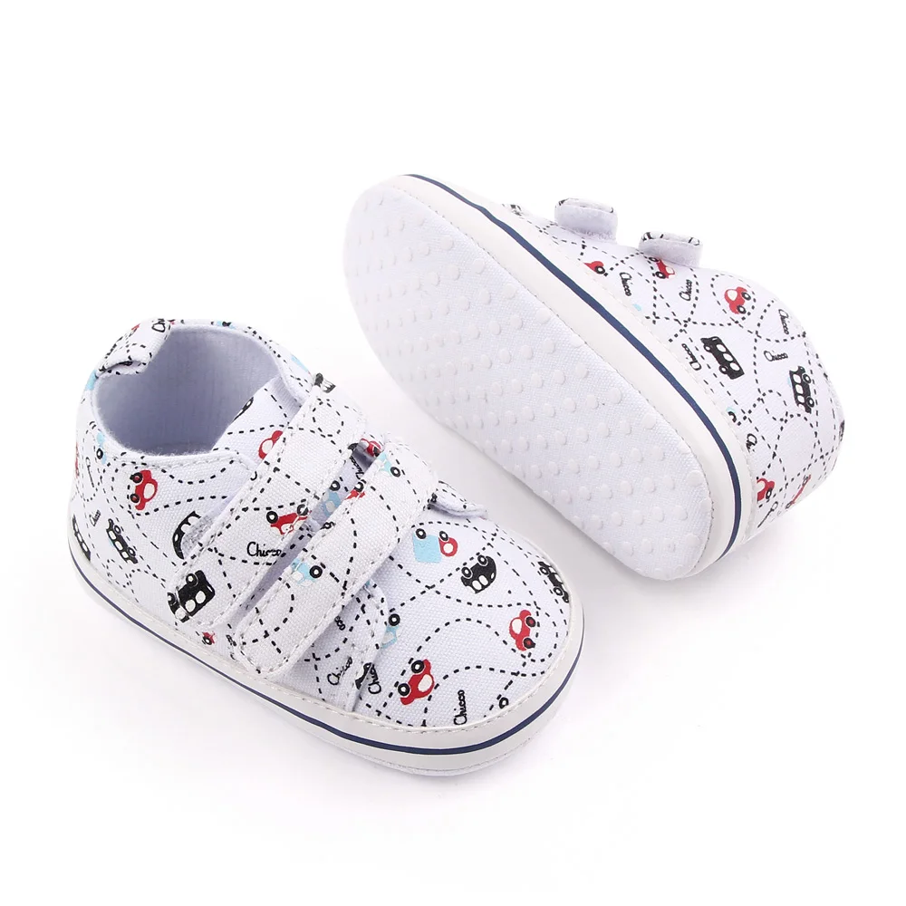 Newborn toddler shoes cartoon car casual baby shoes boys soft sole kids shoes supplier