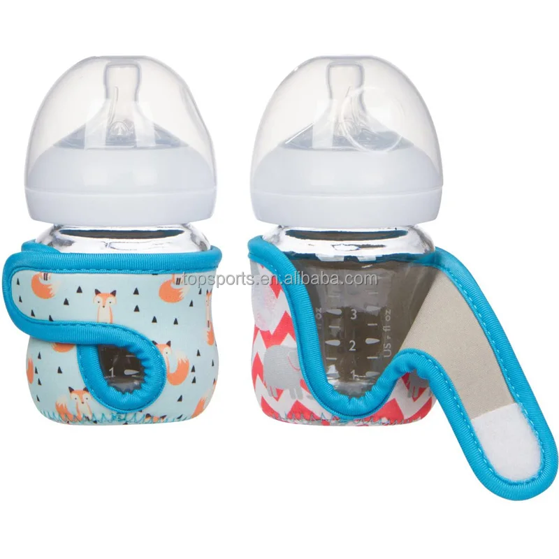4oz/120ml Insulated Baby Bottle Sleeves Cute Functional