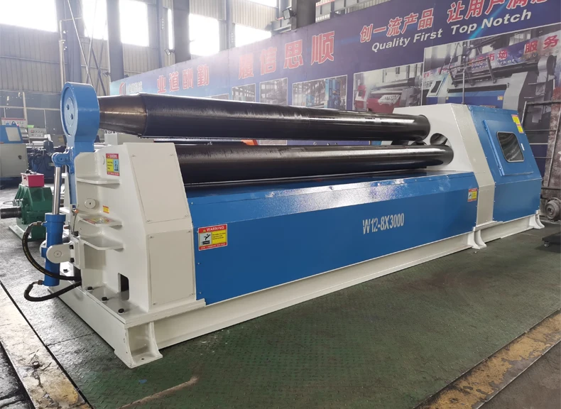 2021 новый дизайн Заводская распродажа Лучшая цена cnc автоматическая толщина до 6 мм листовая сталь 4 рулонная пластина гибочная машина