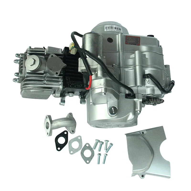 New 110cc 4-Stroke CDI Automatic Off-Road Wave Engine Assembly for Motorcycles Used ATV with Electric Start