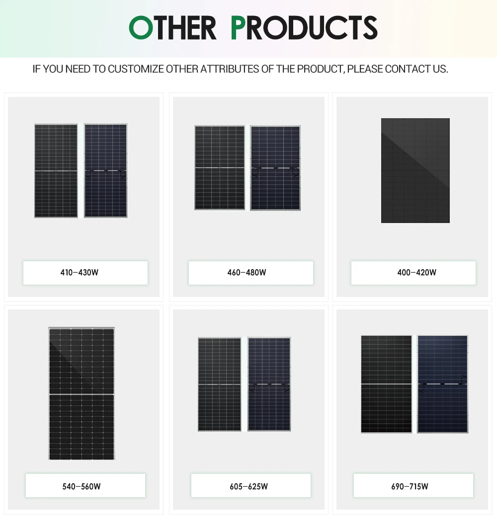 Br Solar Bifacial Mono Perc Solar Panel 460w 500w Sunpower Solar Panel ...