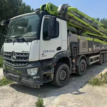 High Quality Used Zoomlion Truck Mounted Concrete Pump 63m ZLJ5440THBBE Model 63X-7RZ 63m Truck Mounted Concrete Pump Series