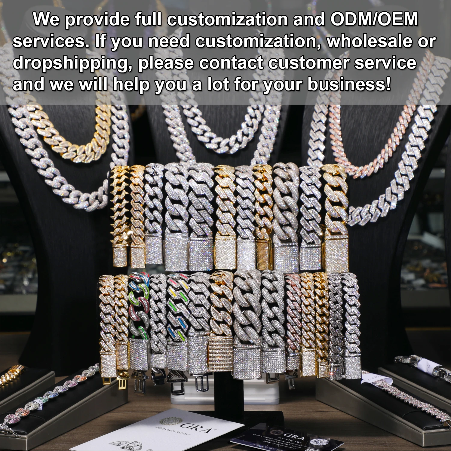 2-Piece Iced Out Cuban Link Chain Set – Necklace & Bracelet For Men, Bling Hip Hop Jewelry With Full Rhinestones