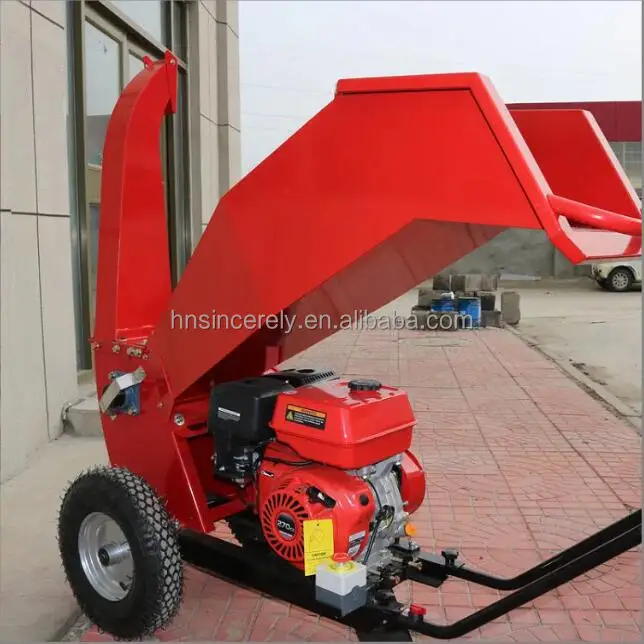 BEST Quality Agriculture Wood Chipper 15HP Mobile Gasoline Branches ...