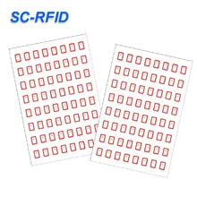 Whole sale customize 0.4mm 0.5mm 0.6mm rfid plastic prelam inlay