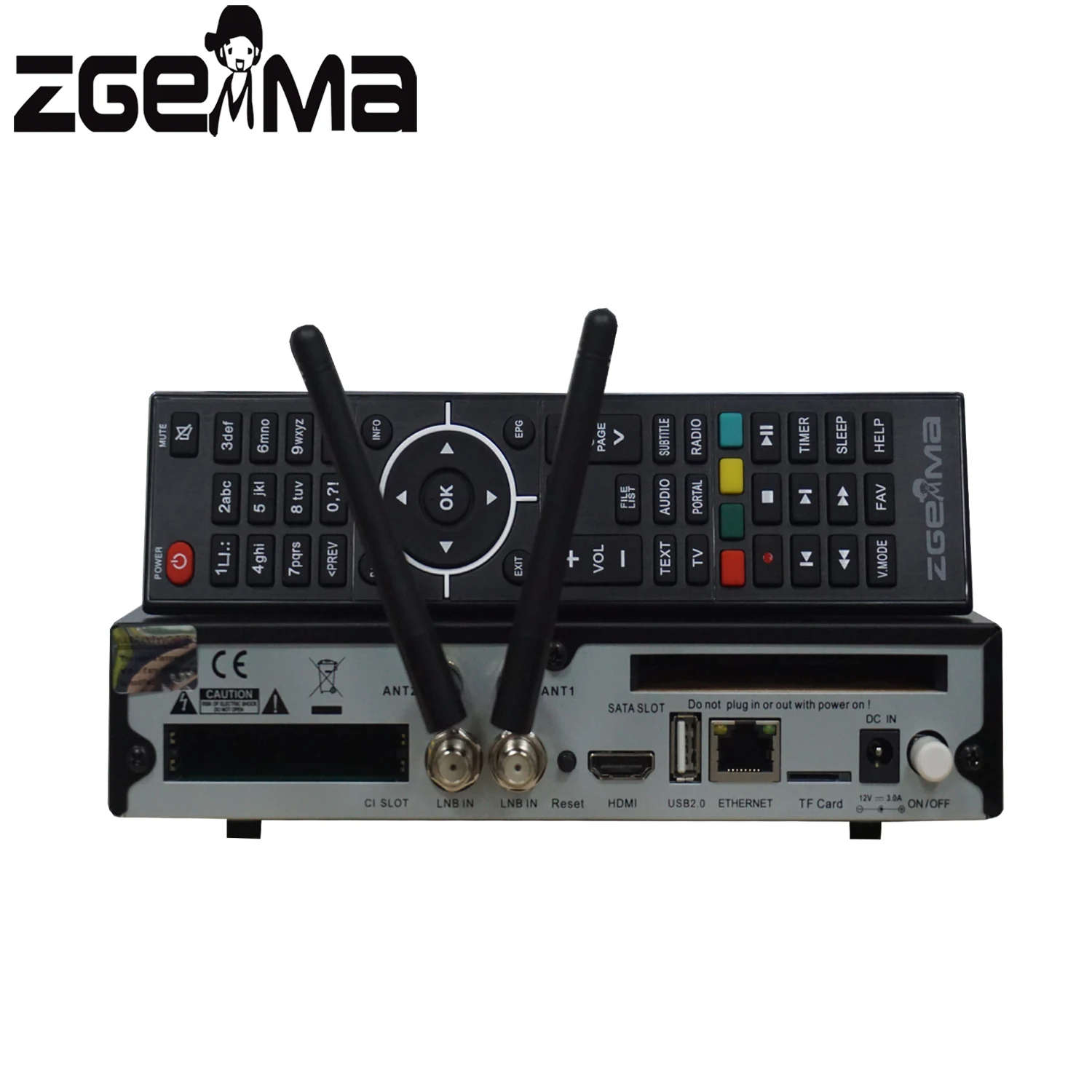 ZGEMMA H9 Twin with 2 x DVB-S2X Tuners 2 x CI 2 x WiFi Antenna E2 Linux 4K UHD 