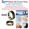 ทอง Xuanzhi-R08-สุขภาพ-การนอนหลับ-สัมผัส-แหวนอัจฉริยะ