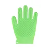 Guanti in silicone verde
