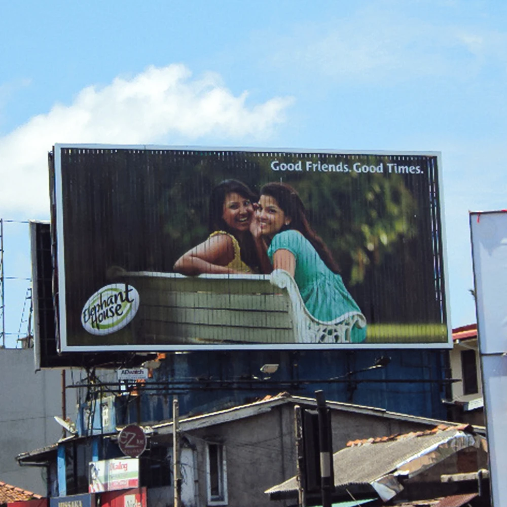 Outdoor Aluminum Prisma Structure Advertising Tri-vision Billboard
