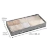 Under-bed storage bag with double handles